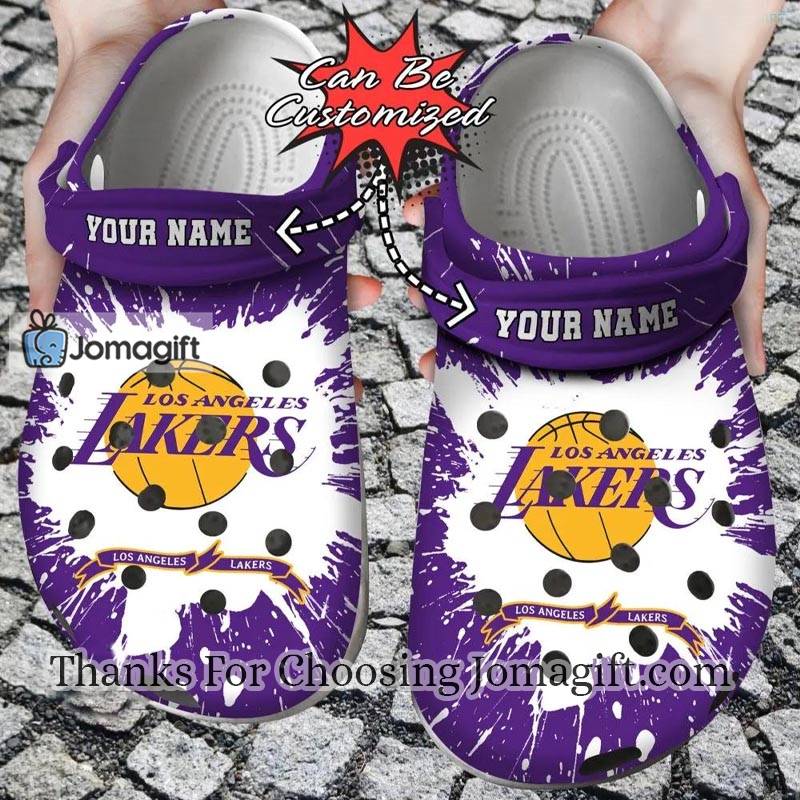 Personalized Lakers Crocs Gift 1
