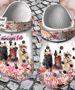 Personalized Life Is Better With Horses Crocs Gift 1