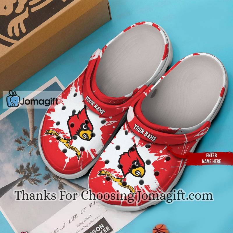 Personalized Louisville Cardinals Crocs Shoes Gift 1