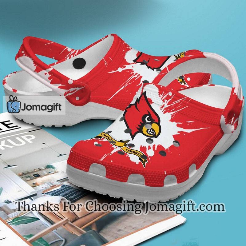 Personalized Louisville Cardinals Crocs Shoes Gift 2