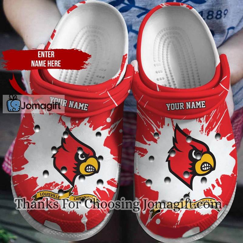 Personalized Louisville Cardinals Crocs Shoes Gift 3