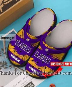 Personalized Lsu Crocs Gift