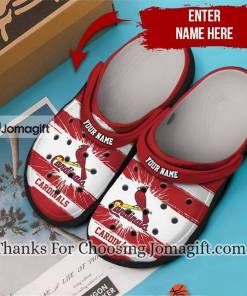 StL Cardinals Baseball Ripped American Flag Crocs Clog Shoes