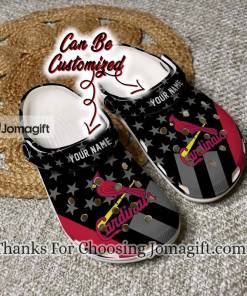 Personalized St Louis Cardinals Star Flag Crocs Gift 1