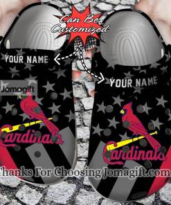 Personalized St Louis Cardinals Star Flag Crocs Gift 2