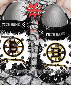 Popular Custom Name Boston Bruins Crocs Gift 2