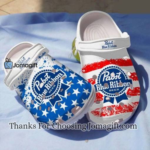 [Popular] Pbr Usa Flag Color Crocs Crocband Clogs Gift