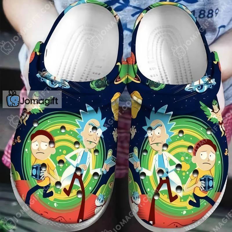 Rick And Morty Pattern Movie Character Crocs Gift 1