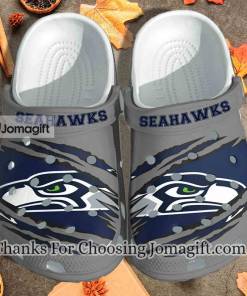 Seattle Seahawks Mascot Ripped Flag Crocs Clog Shoes