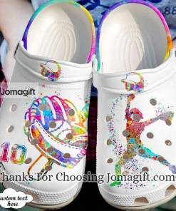 Softball Personalized Colourful Girl Crocs Gift 1