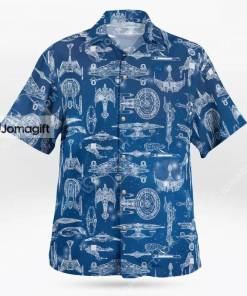 Star Trek Hawaiian Shirt Starship Gift 1
