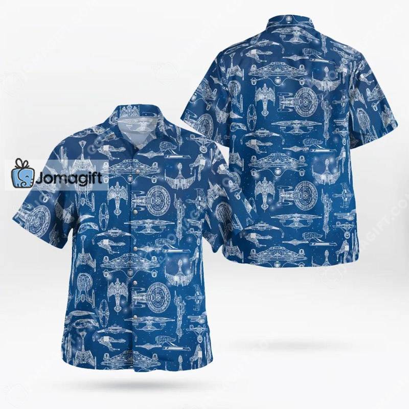 Star Trek Hawaiian Shirt Starship Gift 2
