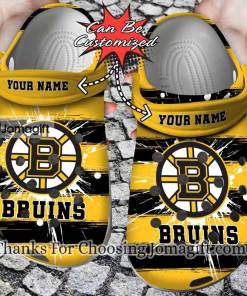 Stylish Customized Boston Bruins Crocs Gift 2