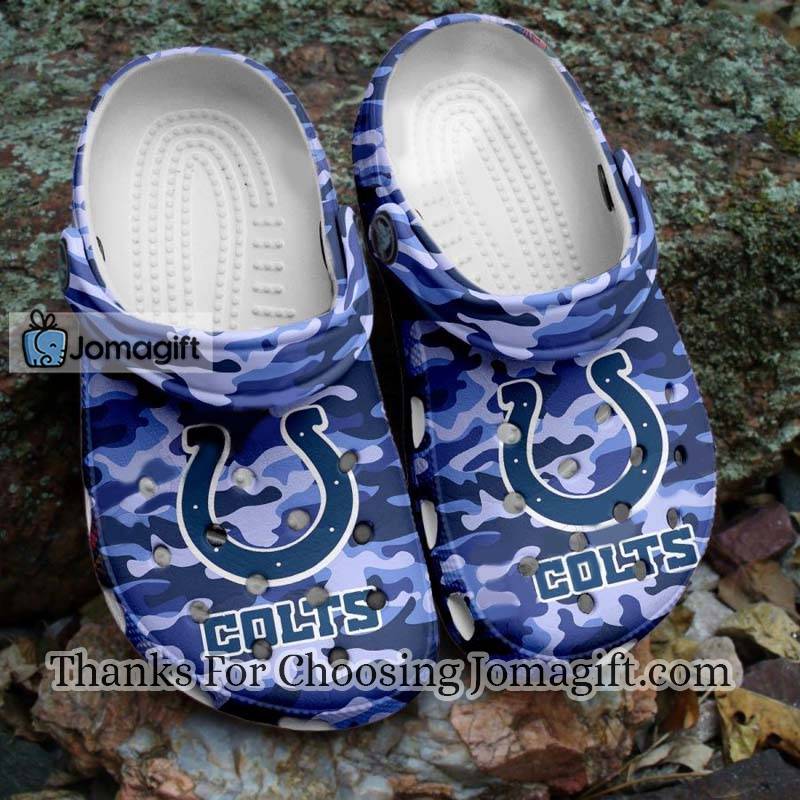 Stylish Indianapolis Colts Purple Camouflage Crocs Gift 1