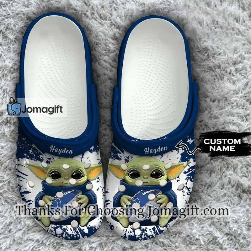 Trendy Personalized Indianapolis Colts Baby Yoda Crocs Gift 1