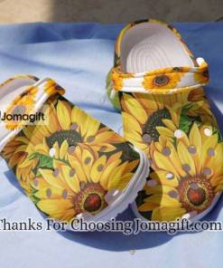 Womens Sunflower Crocs Gift 1