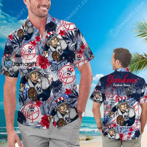 Yankees Hawaiian Shirt Flag Gift