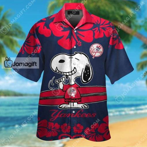 Yankees Hawaiian Shirt Snoopy Gift