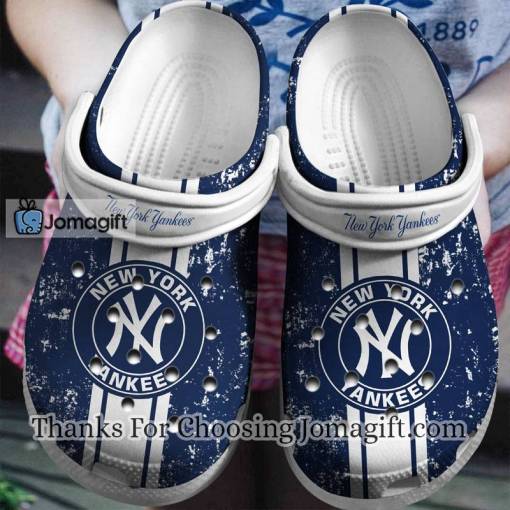 Yankees White Navycrocs Gift