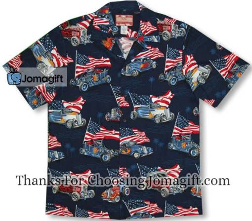 4Th Of July Flamingo Hawaiian Shirts Gift