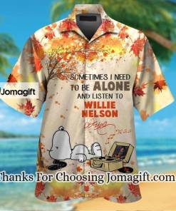 AMAZING To Be Alone And Listen To Willie Nelson Hawaiian Shirt Gift 1