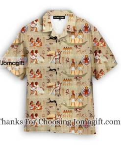 Acient Egyptian Pattern Hawaiian Shirt