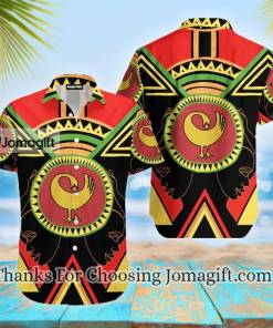 African Adinkra Sankofa Black Hawaiian Shirt