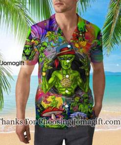 Alien Hippie Hawaiian Shirt