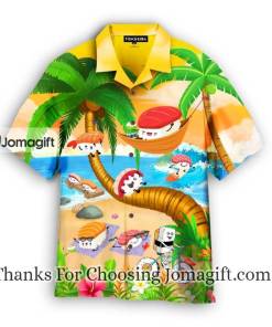 Aloha Sushi Funny Summer Hawaiian Shirt 1