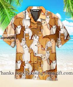 Alpaca Lovers Retro Style Pattern Hawaiian Shirt 2