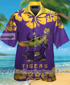 Amazing Lsu Tigers Baby Yoda Hawaiian Shirt Gift