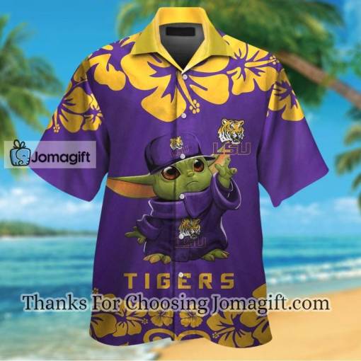 [Amazing] Lsu Tigers Baby Yoda Hawaiian Shirt Gift