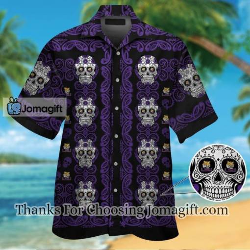 [Amazing] Lsu Tigersskull Hawaiian Shirt Gift