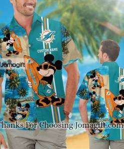 Amazing Miami Dolphins Mickey Personalized Hawaiian Shirt Gift