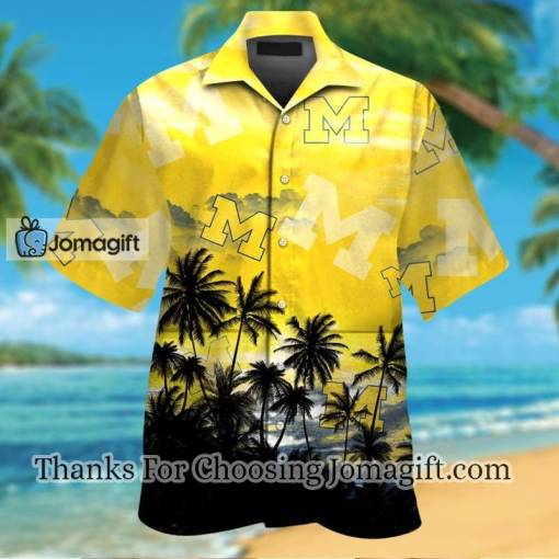 [Amazing] Michigan Wolverines Hawaiian Shirt Gbk Gift