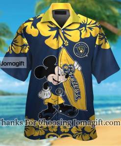 Amazing Milwaukee Brewers Mickey Mouse Hawaiian Shirt Gift
