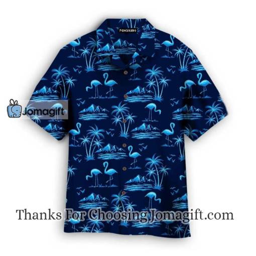 Amazing Neon Blue Tropical Island Hawaiian Shirt