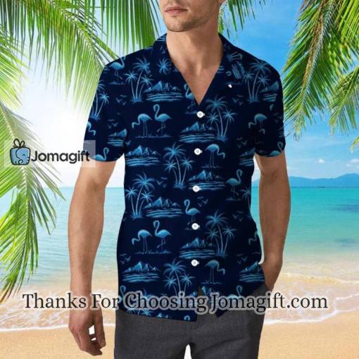 Amazing Neon Blue Tropical Island Hawaiian Shirt