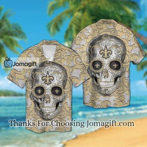 [Amazing] New Orleans Saints Sugarskull Hawaiian Shirt Gift