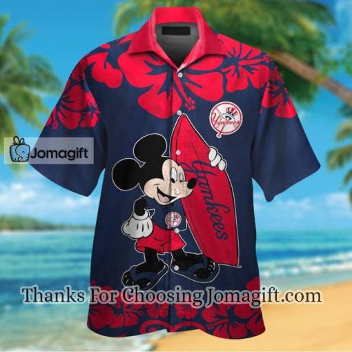 [Amazing] New York Yankees Mickey Mouse Hawaiian Shirt Gift