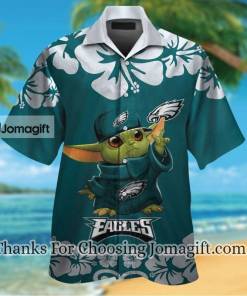 Amazing Philadelphia Eagles Baby Yoda Hawaiian Shirt Gift