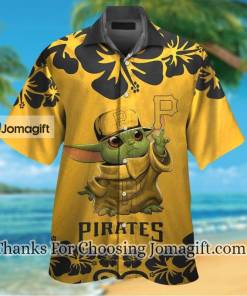 [Amazing] Pittsburgh Pirates Baby Yoda Hawaiian Shirt Gift