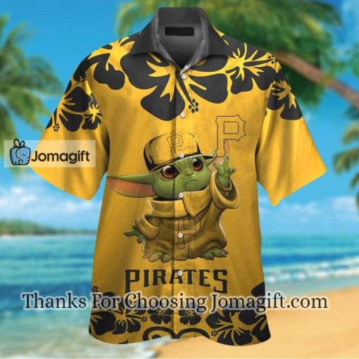 [Amazing] Pittsburgh Pirates Baby Yoda Hawaiian Shirt Gift