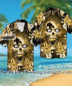 [Amazing] Pittsburgh Steelersskull Hawaiian Shirt Gift