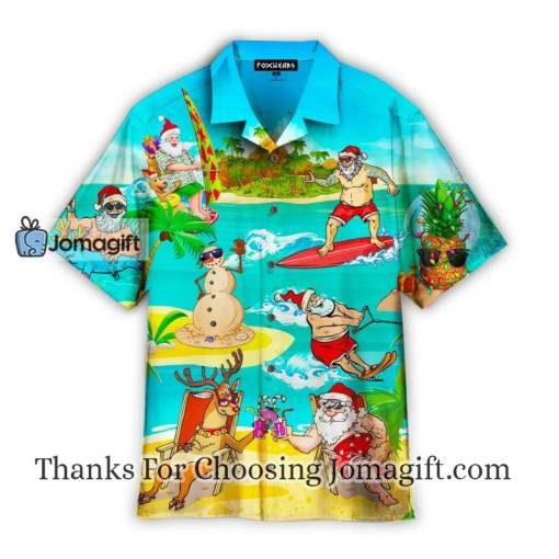 Amazing Santa Claus Holiday Summer Hawaiian Shirt