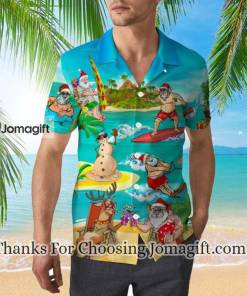 Amazing Santa Claus Holiday Summer Hawaiian Shirt