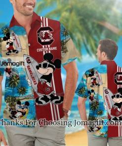 Amazing South Carolina Gamecocks Mickey Personalized Hawaiian Shirt Gift