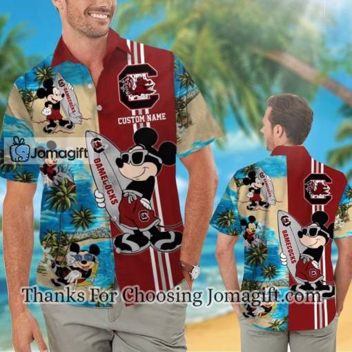 [Amazing] South Carolina Gamecocks Mickey Personalized Hawaiian Shirt Gift