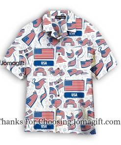 American Flag Aloha Hawaiian Shirt 1