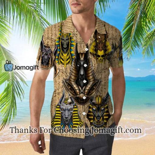 Ancient Egyptian God Anubis Hawaiian Shirt